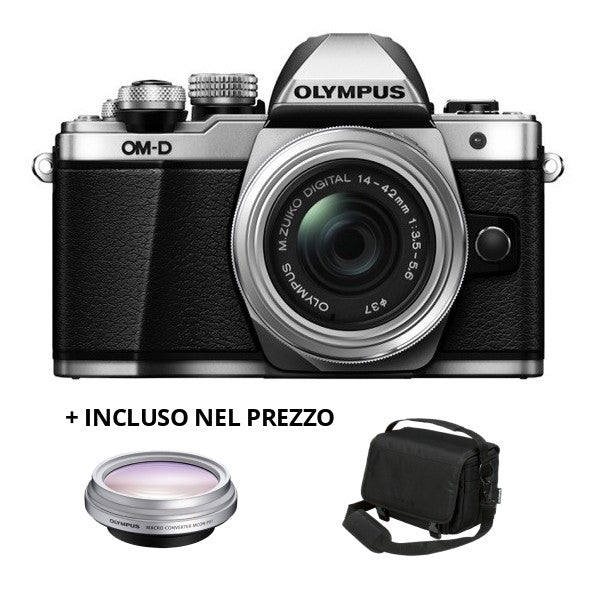 Olympus E-M10 Mark II - M.Zuiko Digital 14-42mm 1:3.5-5.5 EZ (Black/Grey)