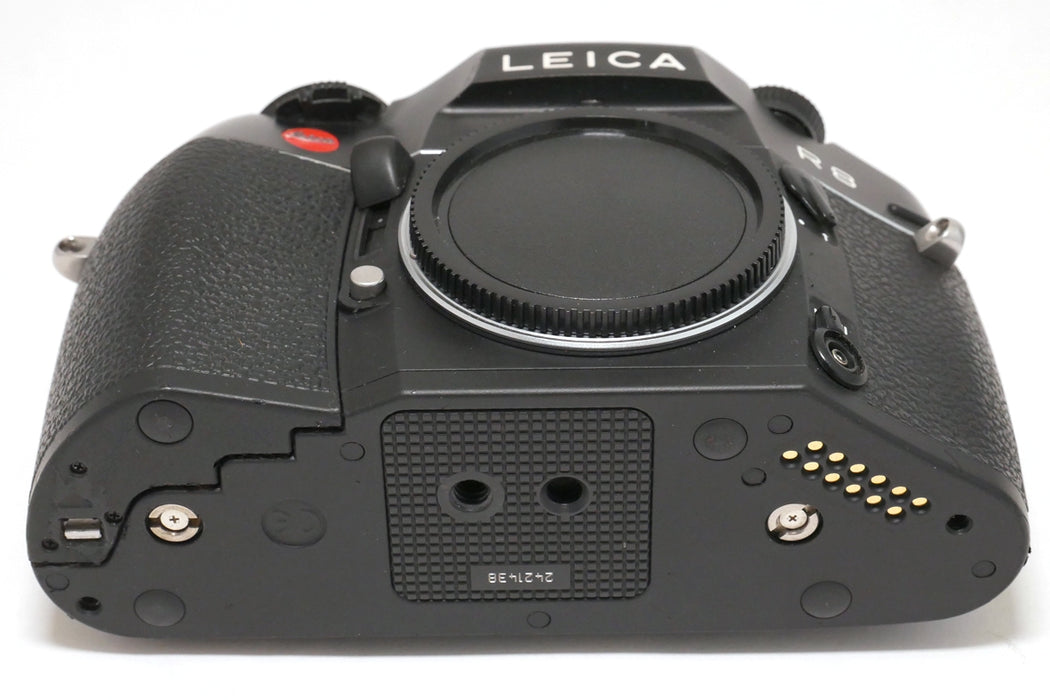 Leica R8 Nera con Coperchio, Tracolla, Scatola. Eccellenti condizioni Funziona tutto