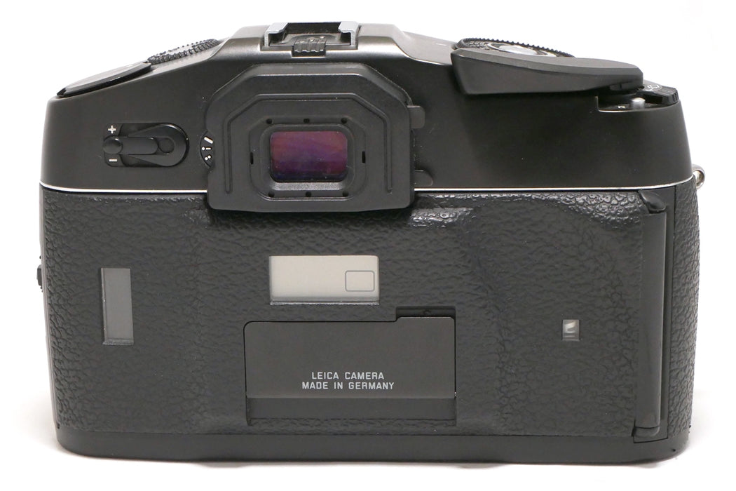 Leica R8 Nera con Coperchio, Tracolla, Scatola. Eccellenti condizioni Funziona tutto