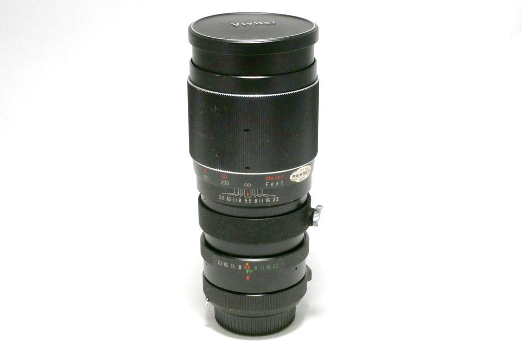 Vivitar 300mm con Tappi Pentax K Mount