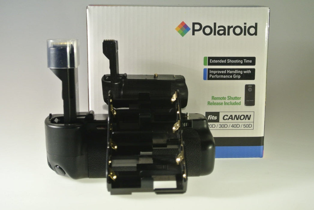 Polaroid Performance Grip per Canon 20D, 30D, 40D, 50D.