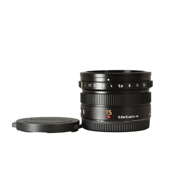 PANASONIC 15mm F 1.7 LEICA DG SUMMILUX ASPH. - USATO